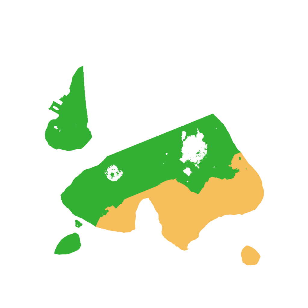 Biome Rust Map: Procedural Map, Size: 2000, Seed: 1145932510