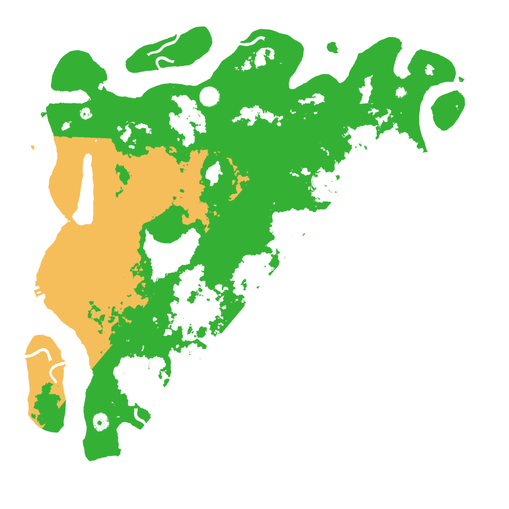 Biome Rust Map: Procedural Map, Size: 4500, Seed: 6222744