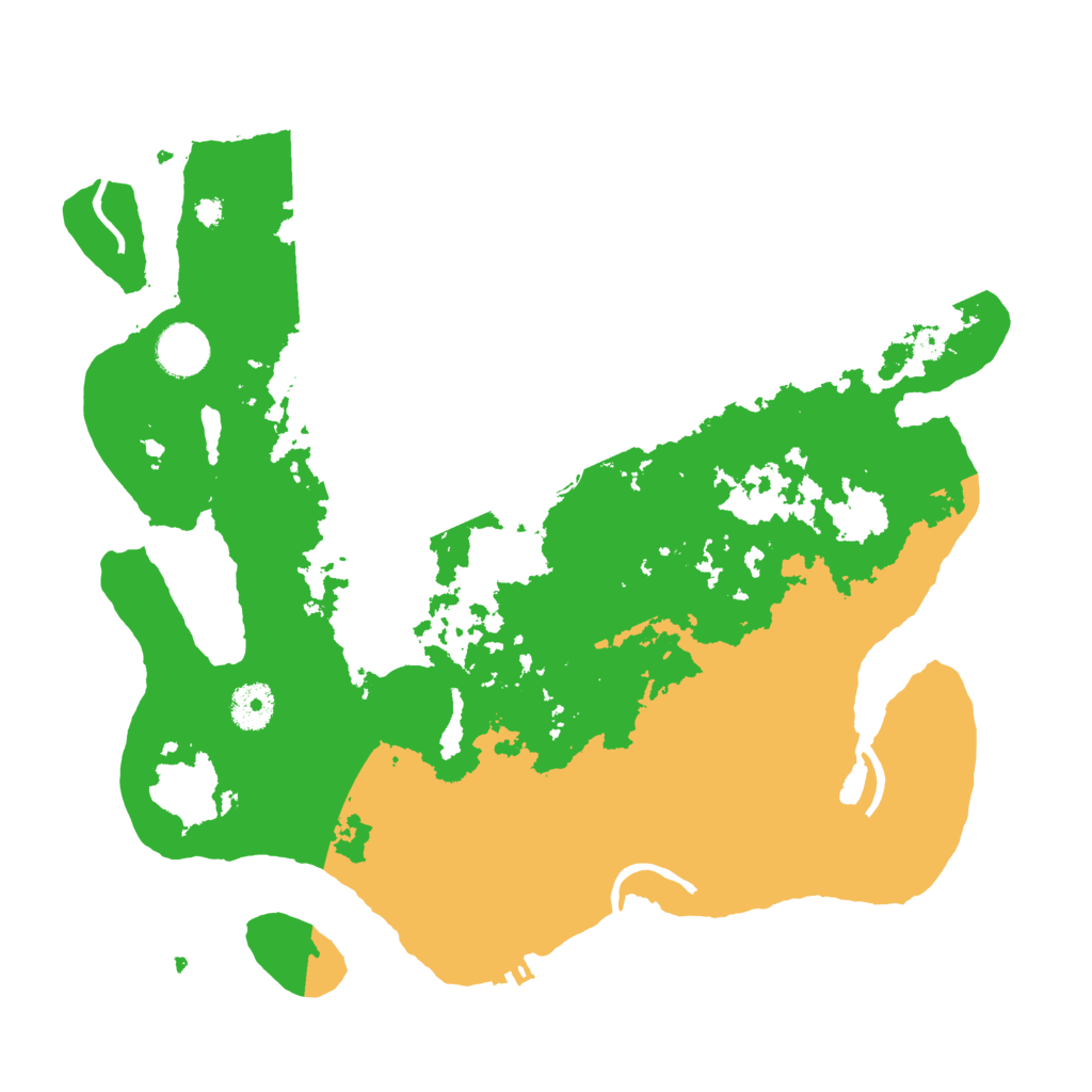 Biome Rust Map: Procedural Map, Size: 3600, Seed: 2433