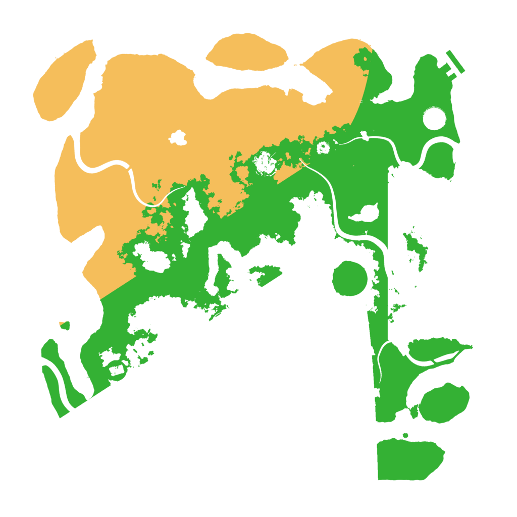 Biome Rust Map: Procedural Map, Size: 4000, Seed: 100103