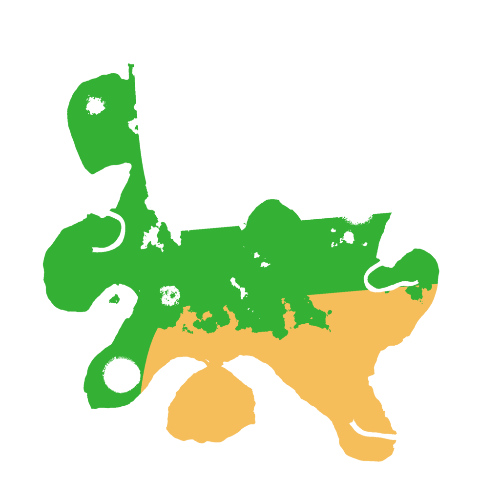 Biome Rust Map: Procedural Map, Size: 2500, Seed: 84144017