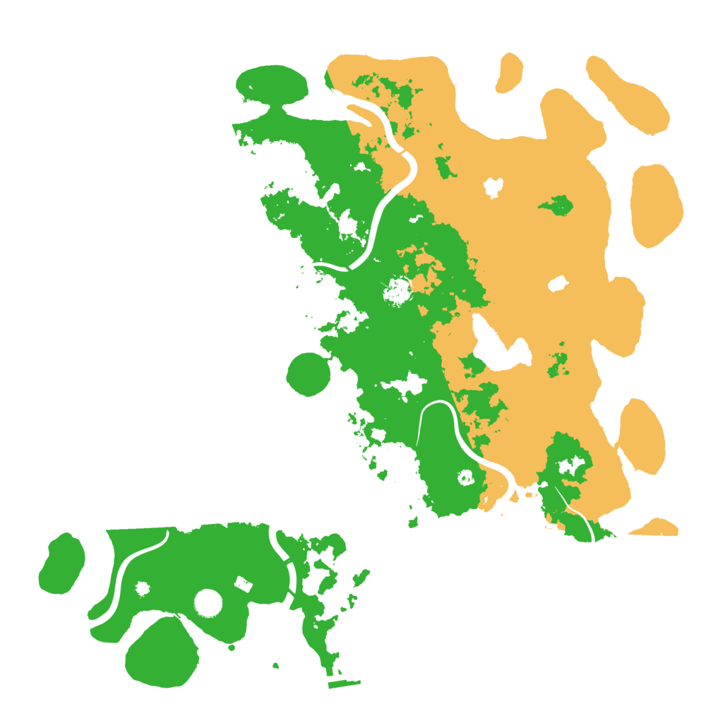 Biome Rust Map: Procedural Map, Size: 4500, Seed: 2620769