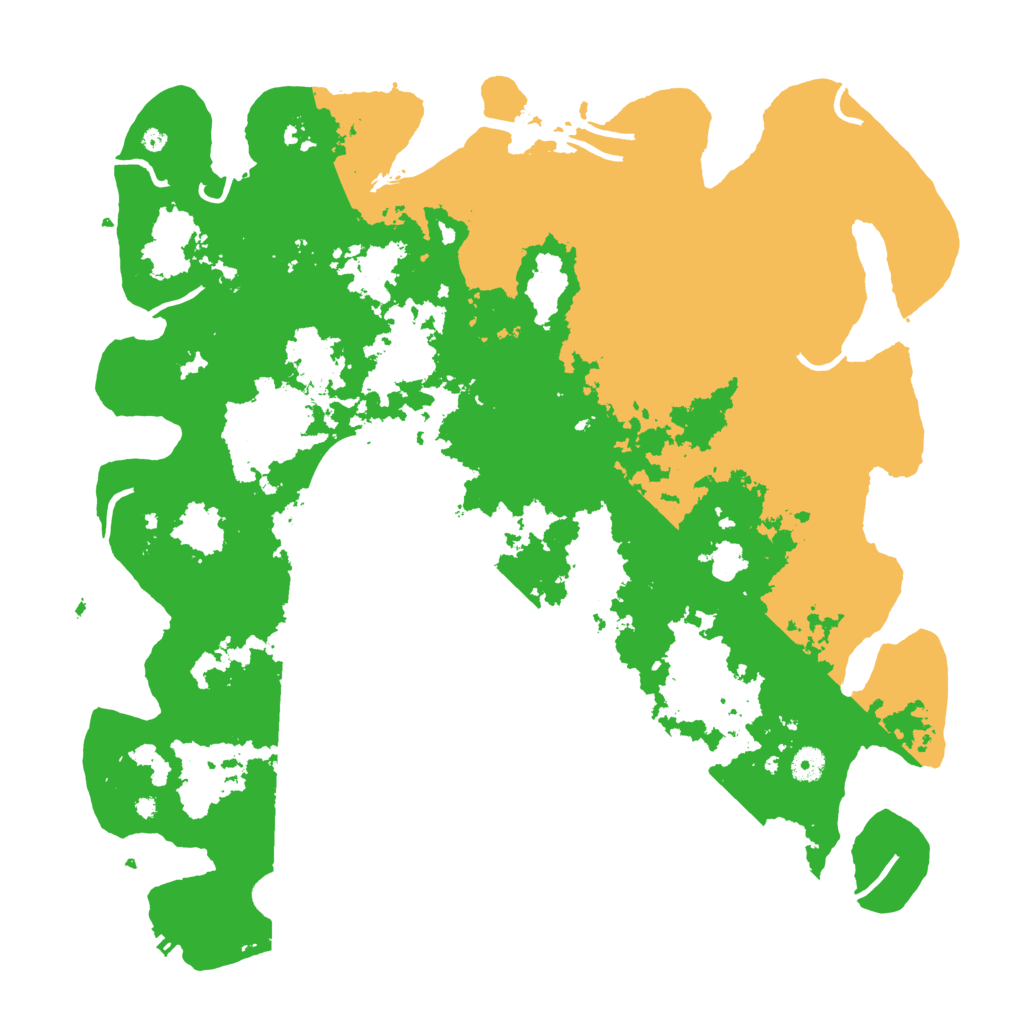 Biome Rust Map: Procedural Map, Size: 4500, Seed: 1070114520