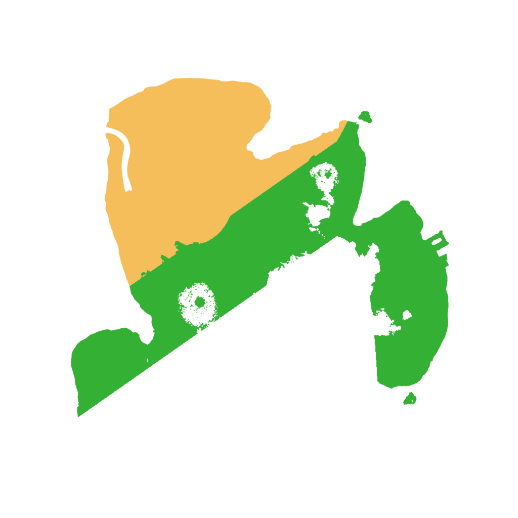 Biome Rust Map: Procedural Map, Size: 2000, Seed: 1896744281