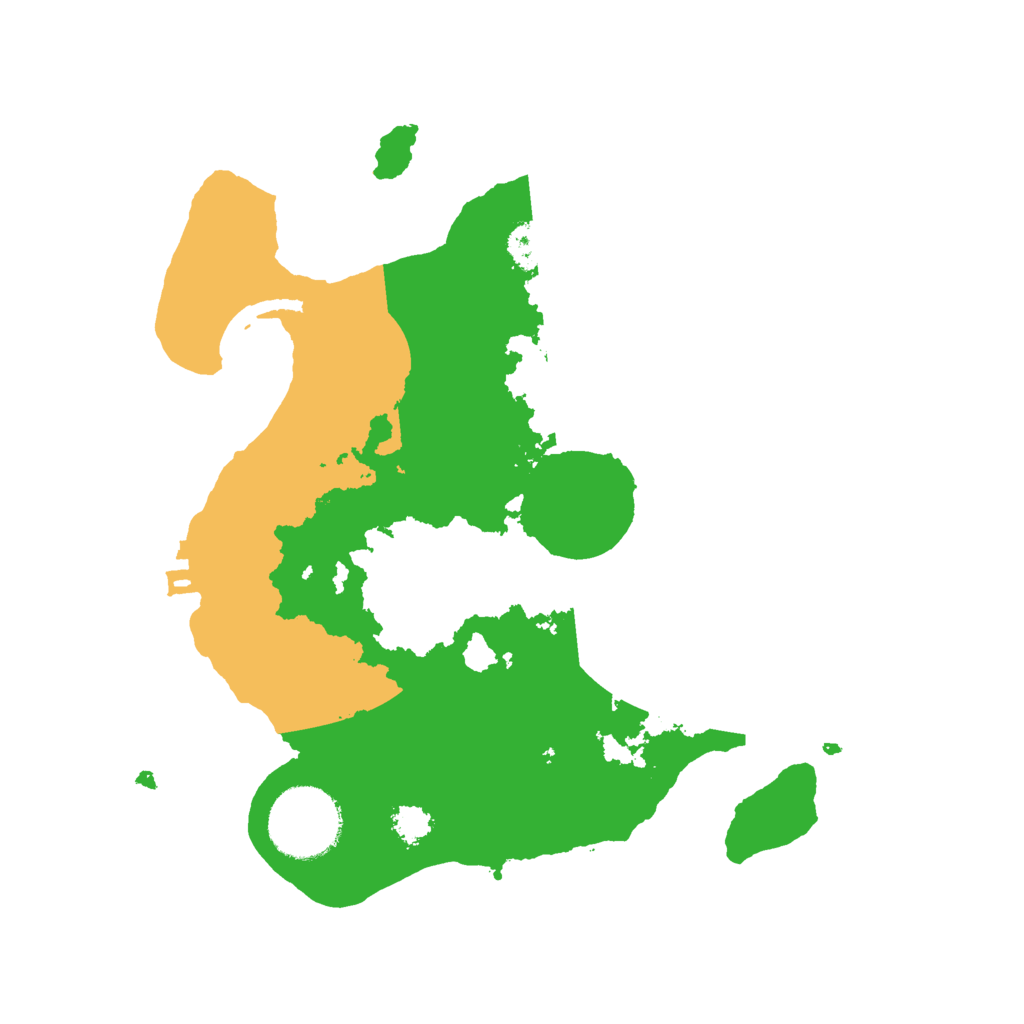 Biome Rust Map: Procedural Map, Size: 2500, Seed: 114088898