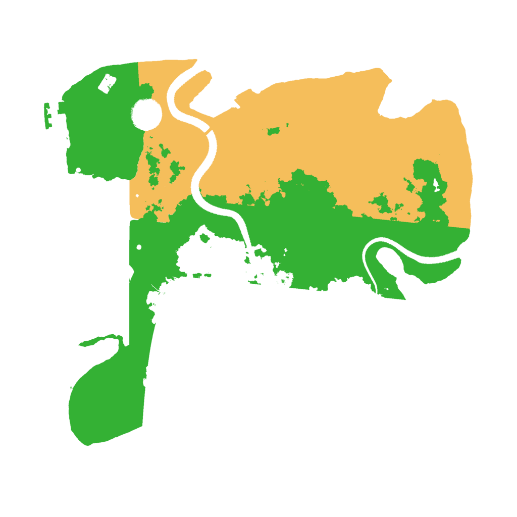 Biome Rust Map: Procedural Map, Size: 3000, Seed: 480872