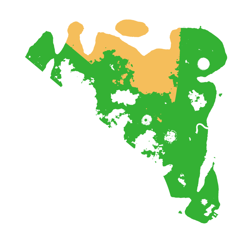 Biome Rust Map: Procedural Map, Size: 3600, Seed: 519