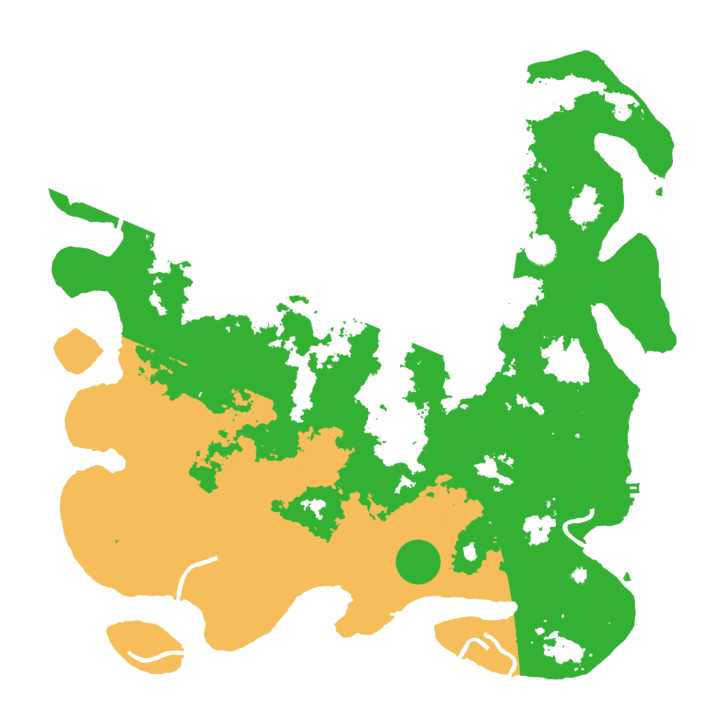 Biome Rust Map: Procedural Map, Size: 4250, Seed: 5195682