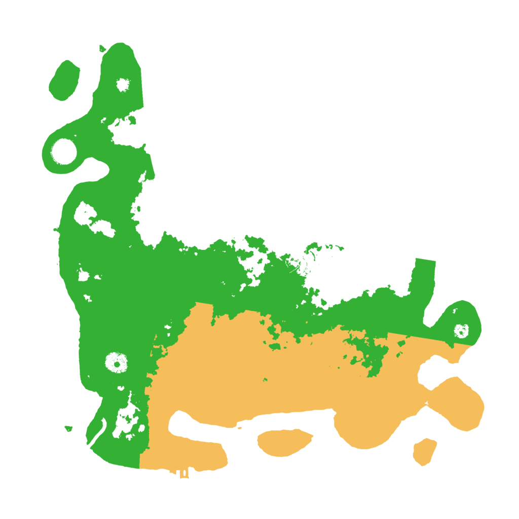 Biome Rust Map: Procedural Map, Size: 3600, Seed: 21904