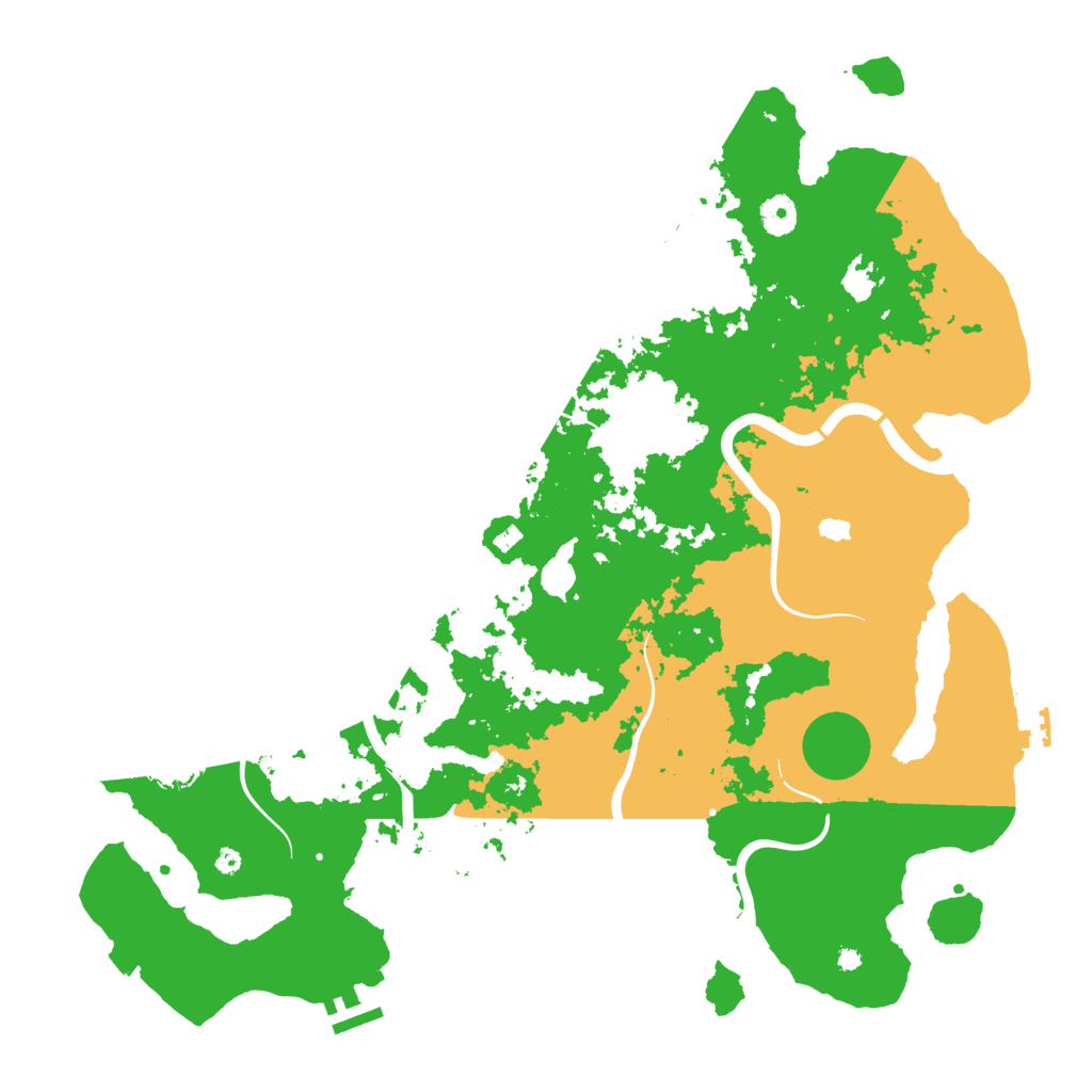Biome Rust Map: Procedural Map, Size: 4250, Seed: 2596318