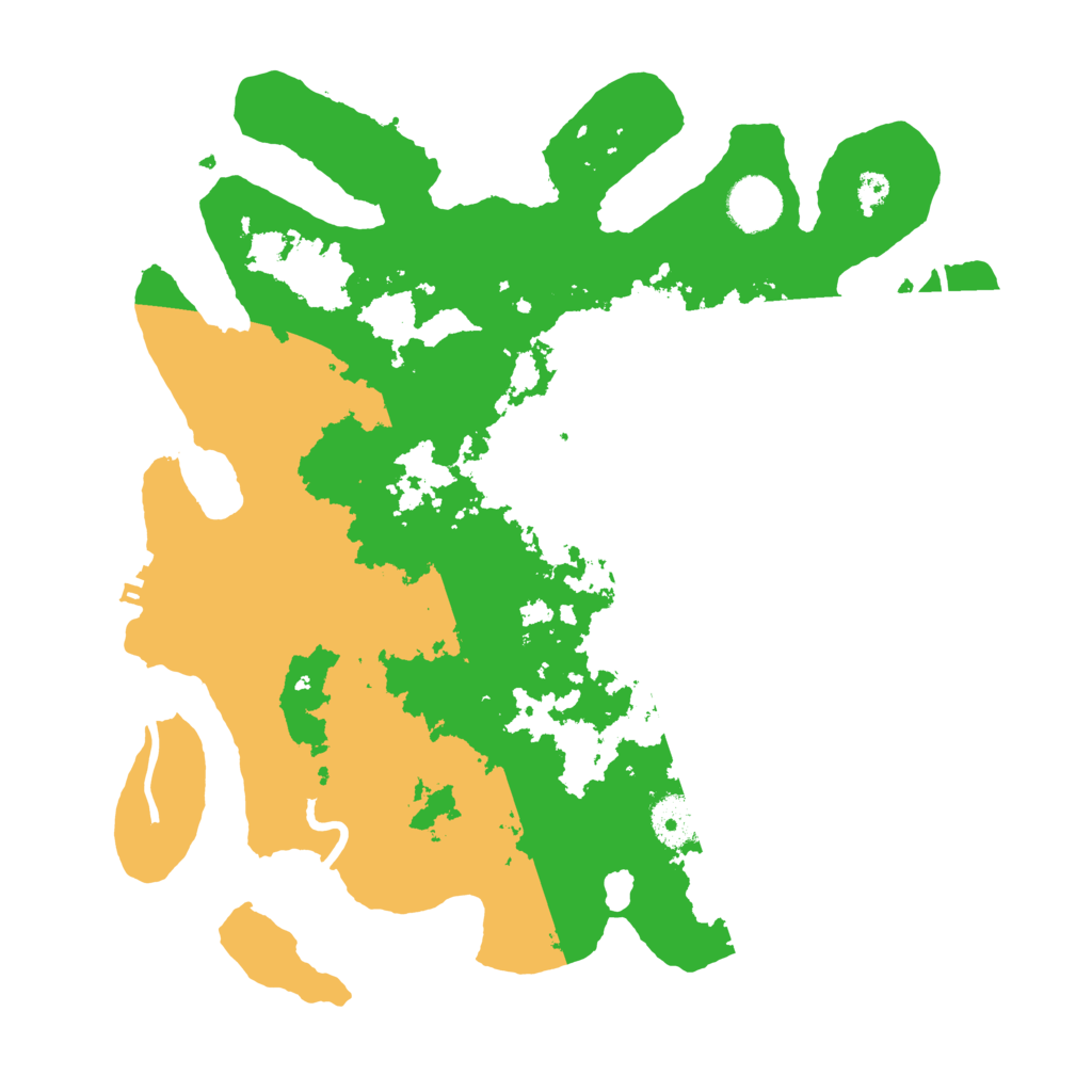 Biome Rust Map: Procedural Map, Size: 3500, Seed: 98195