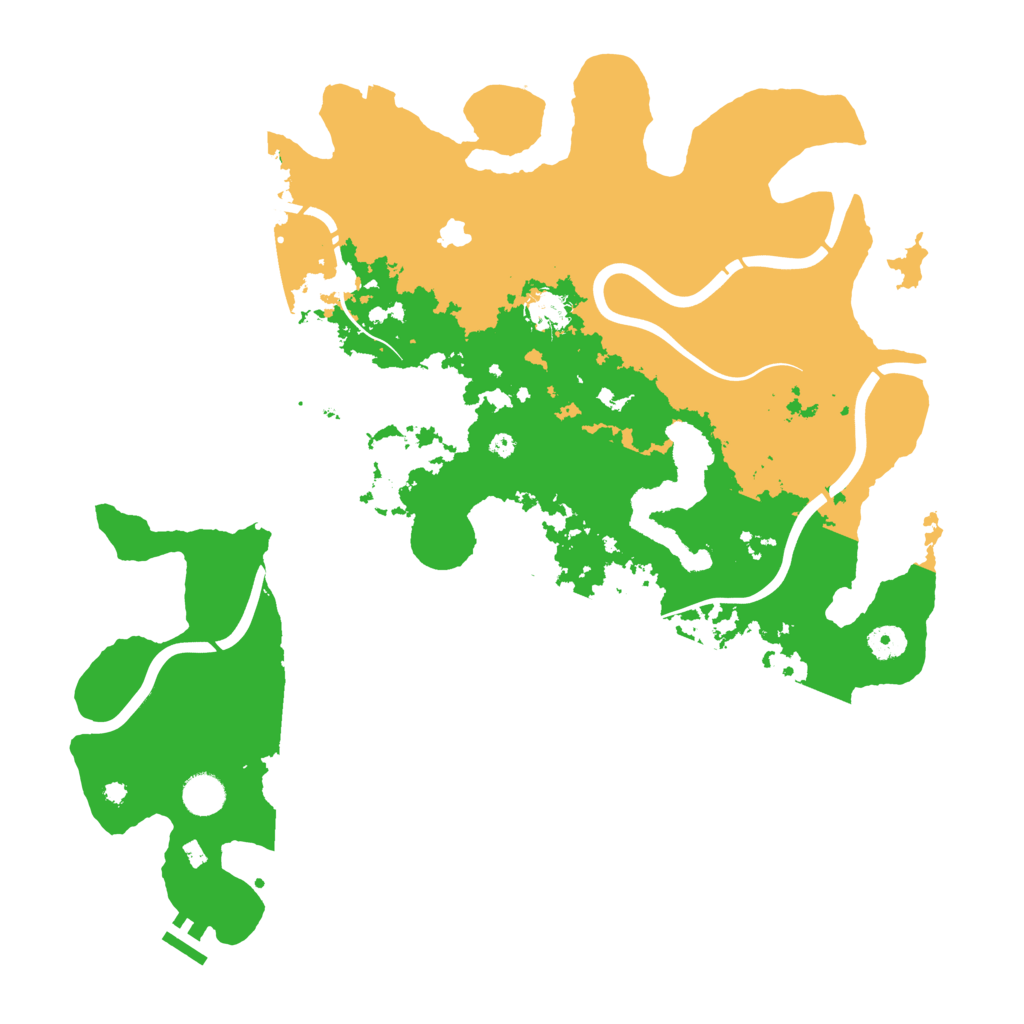 Biome Rust Map: Procedural Map, Size: 4250, Seed: 5309569