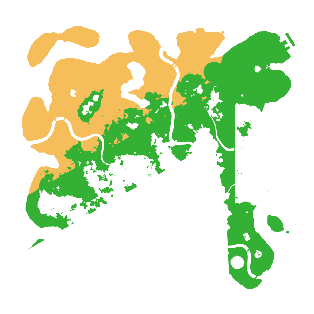 Biome Rust Map: Procedural Map, Size: 4250, Seed: 4093435