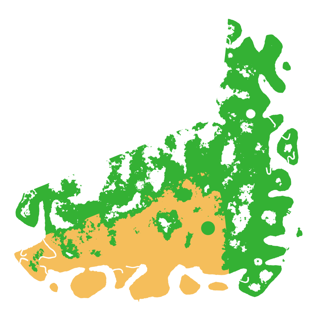 Biome Rust Map: Procedural Map, Size: 6000, Seed: 317125