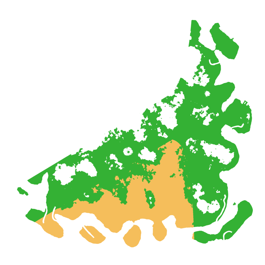 Biome Rust Map: Procedural Map, Size: 4500, Seed: 585114