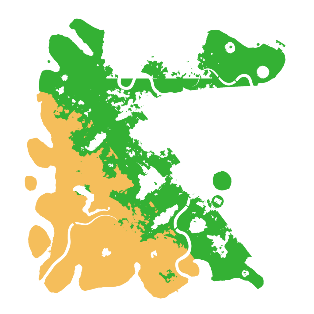 Biome Rust Map: Procedural Map, Size: 4500, Seed: 1989814