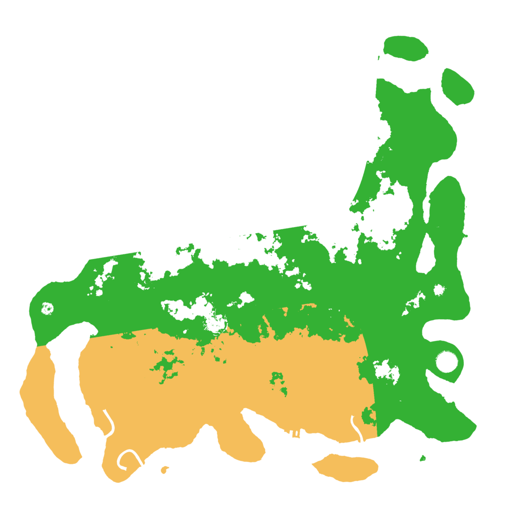 Biome Rust Map: Procedural Map, Size: 4250, Seed: 200689