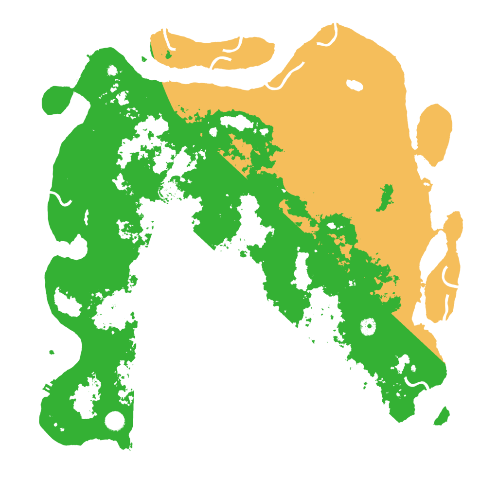 Biome Rust Map: Procedural Map, Size: 4500, Seed: 3373068