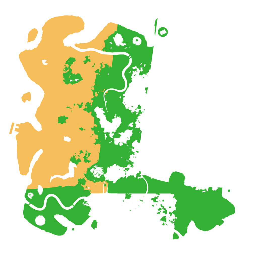 Biome Rust Map: Procedural Map, Size: 4500, Seed: 1108142