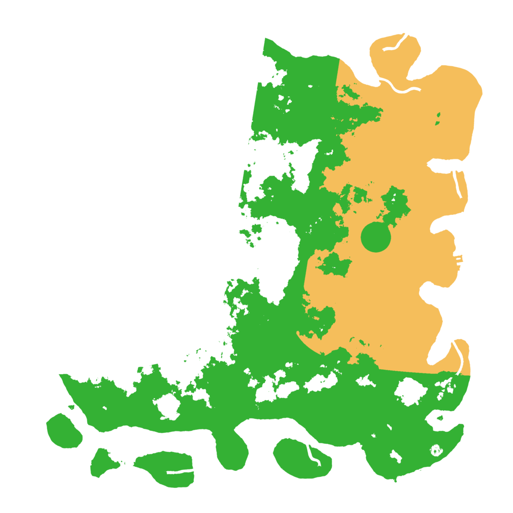Biome Rust Map: Procedural Map, Size: 4500, Seed: 5701342