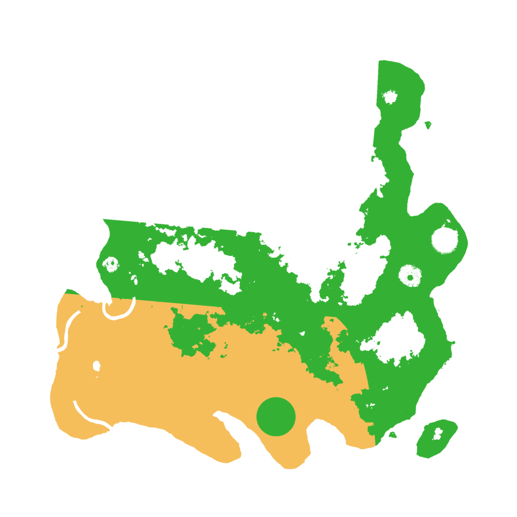Biome Rust Map: Procedural Map, Size: 3500, Seed: 2785