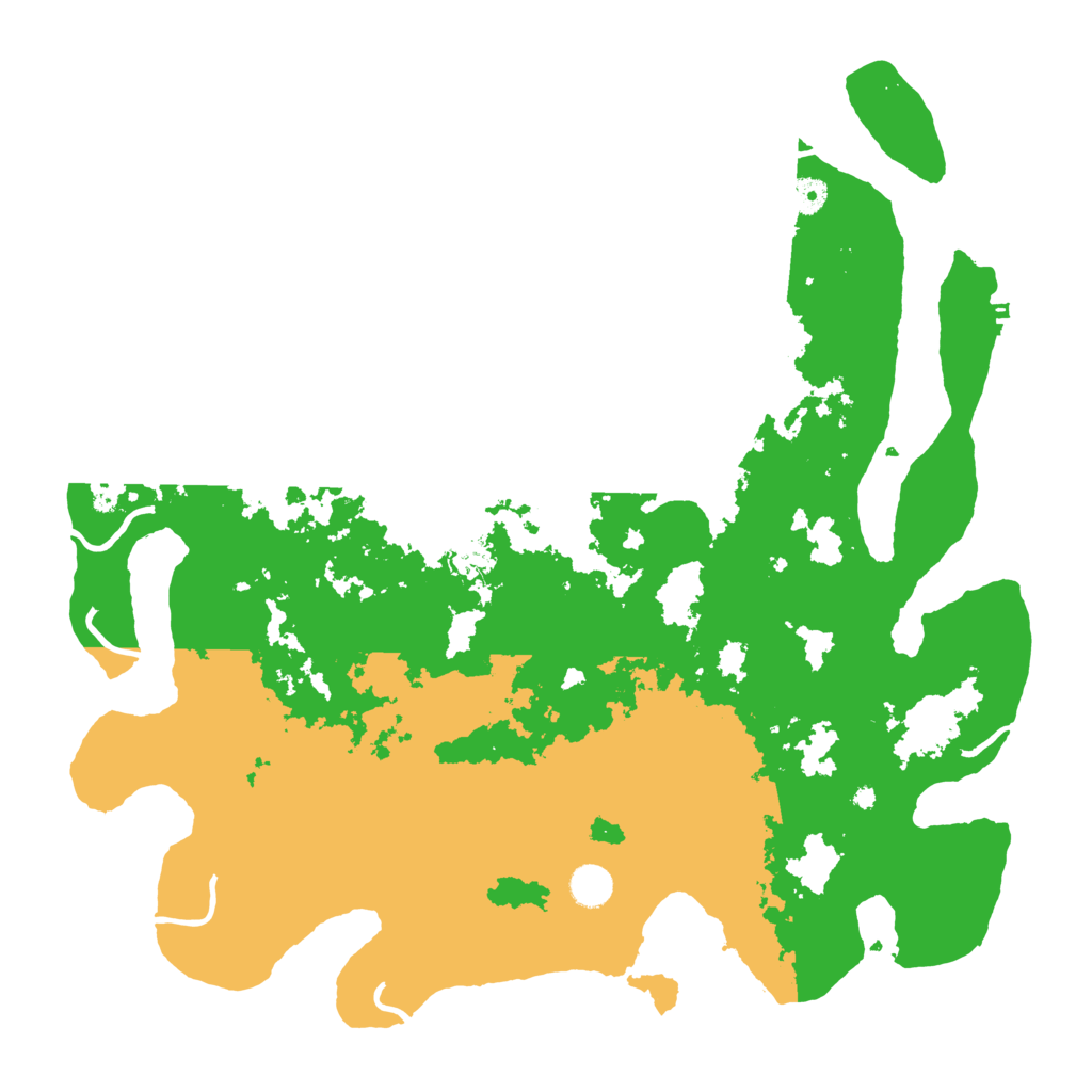 Biome Rust Map: Procedural Map, Size: 4500, Seed: 6424206