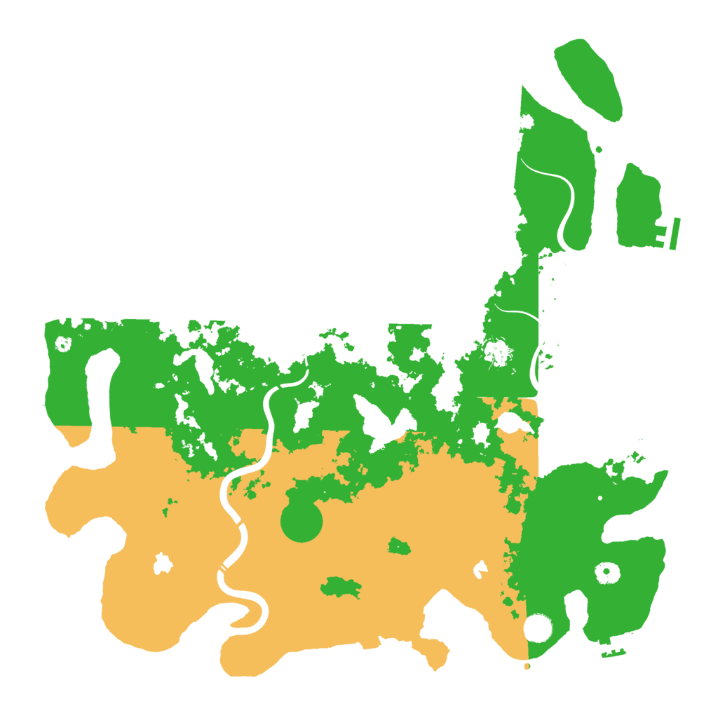 Biome Rust Map: Procedural Map, Size: 4500, Seed: 6424206