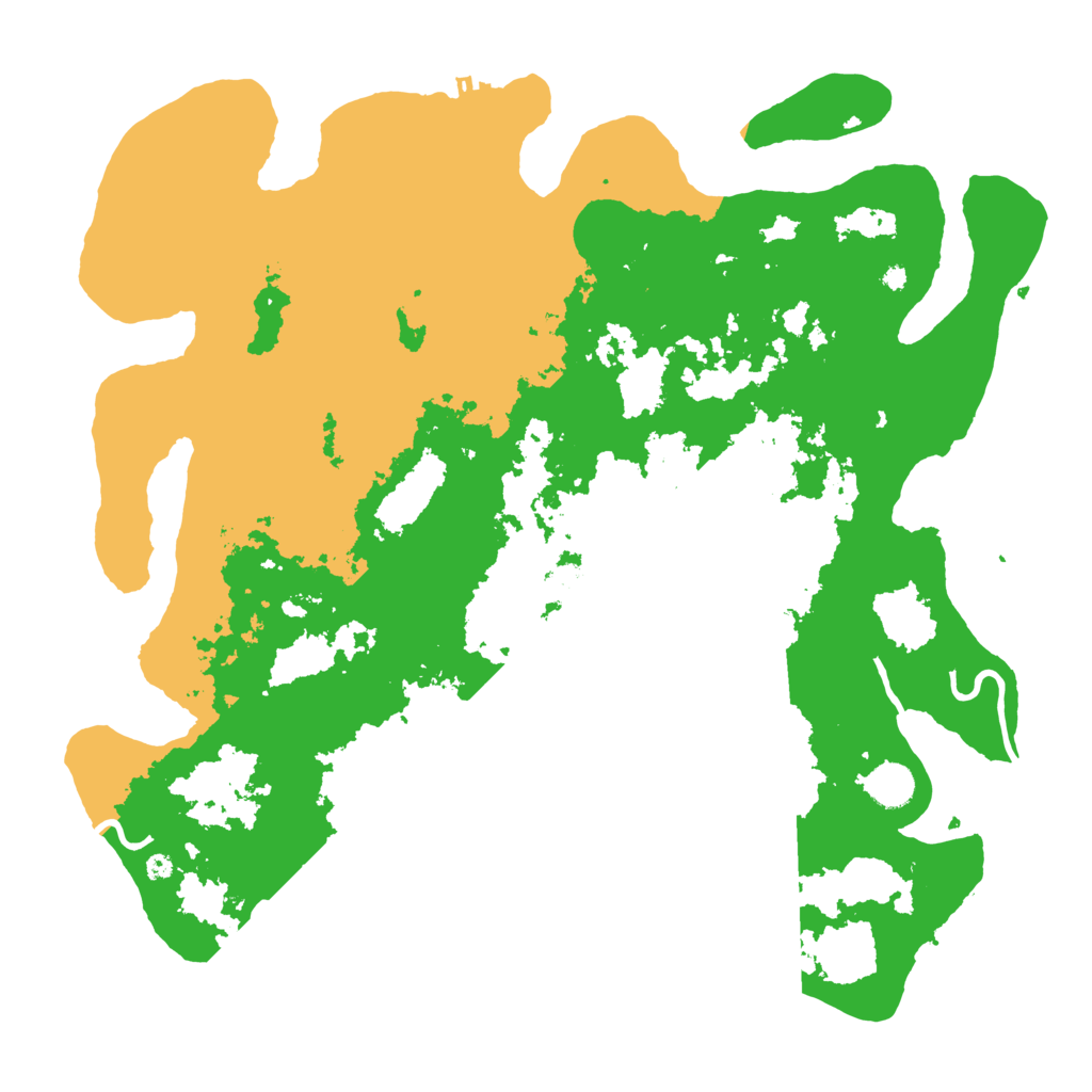 Biome Rust Map: Procedural Map, Size: 4250, Seed: 5285541