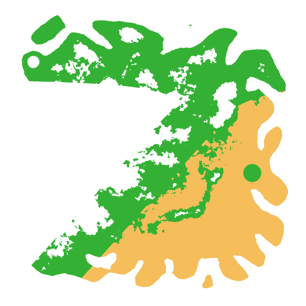 Biome Rust Map: Barren, Size: 4500, Seed: 448107