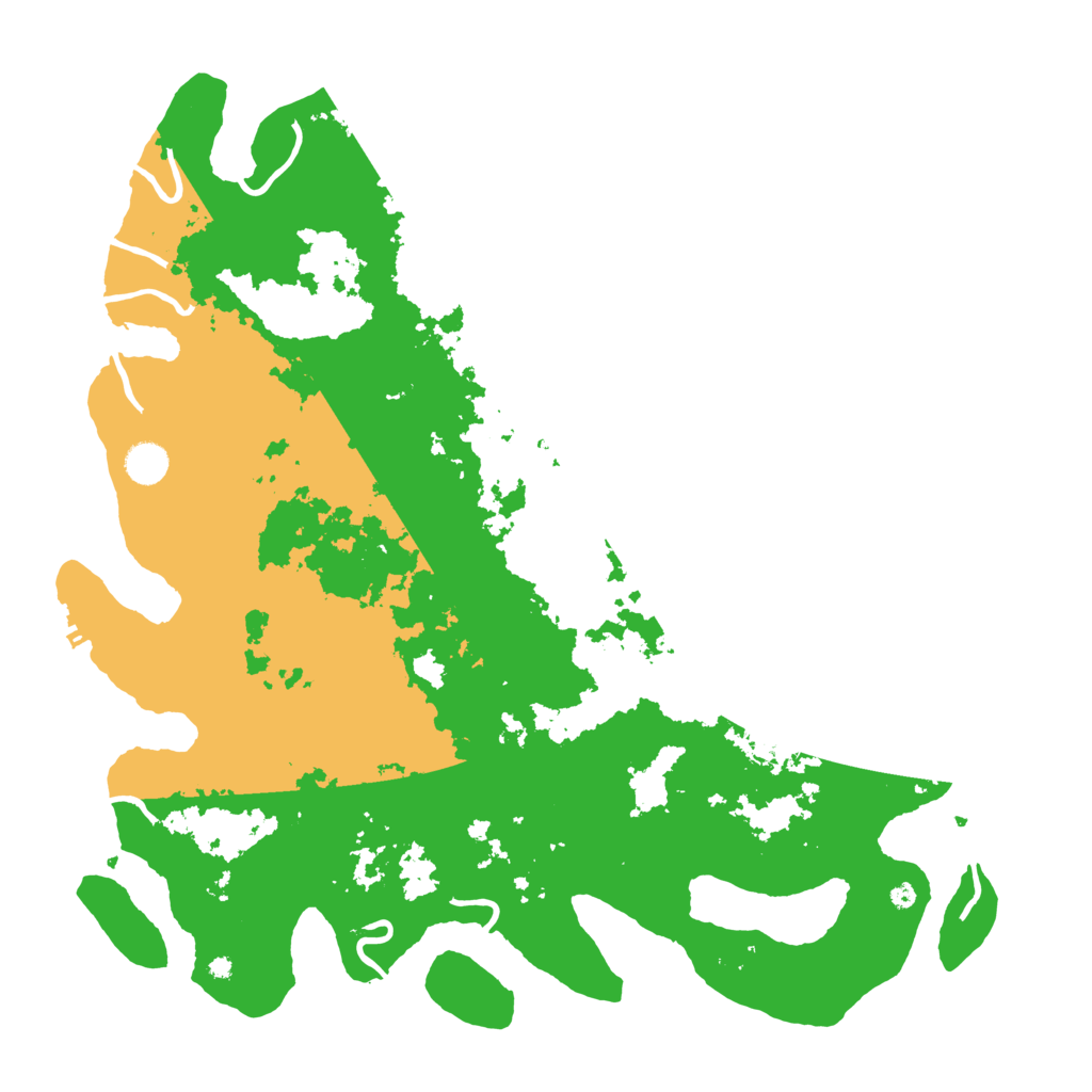 Biome Rust Map: Procedural Map, Size: 4500, Seed: 4766165