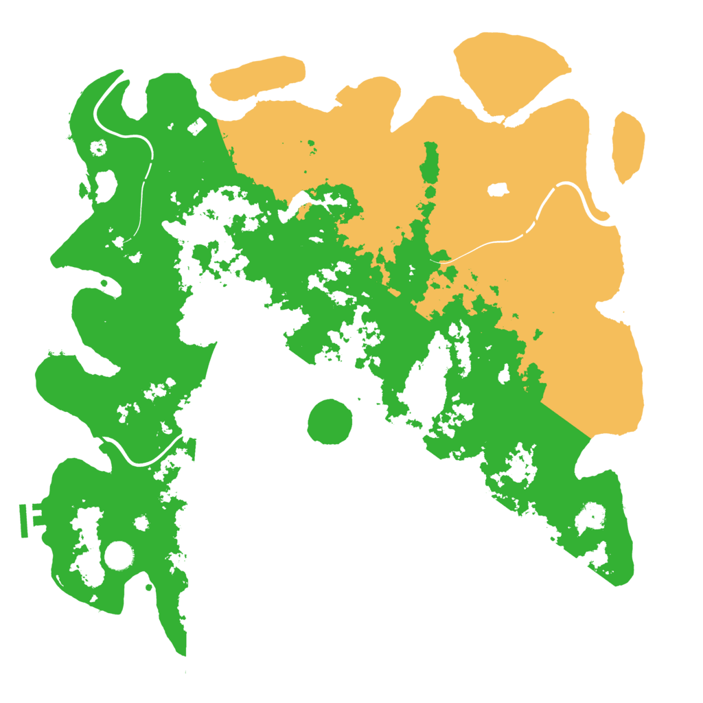 Biome Rust Map: Procedural Map, Size: 4250, Seed: 5360043