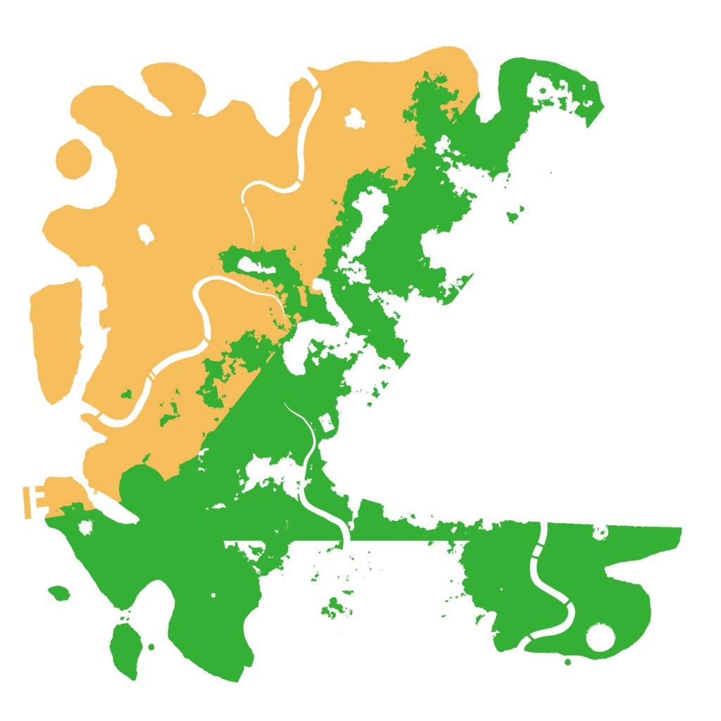 Biome Rust Map: Procedural Map, Size: 4500, Seed: 186644
