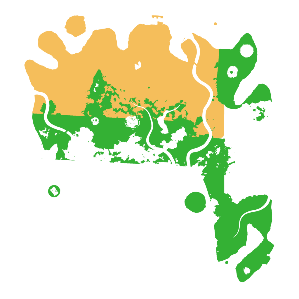 Biome Rust Map: Procedural Map, Size: 4000, Seed: 197275