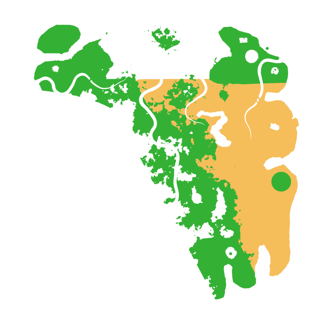 Biome Rust Map: Procedural Map, Size: 4250, Seed: 4934983