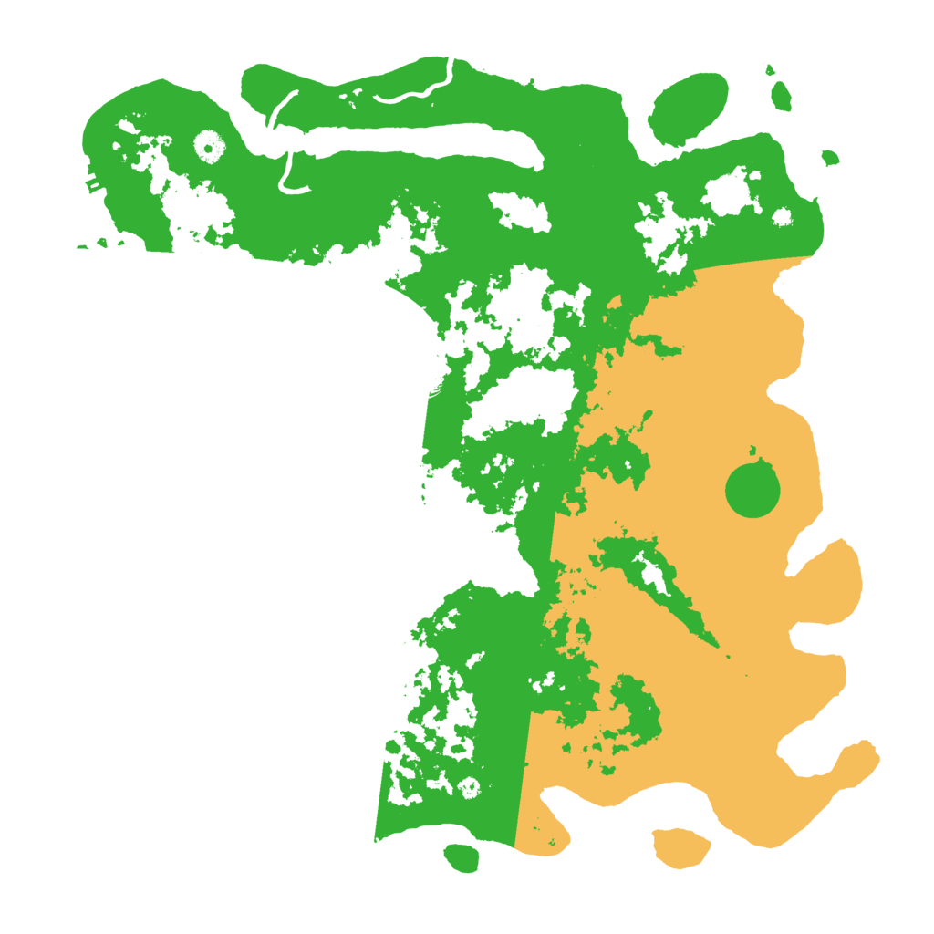 Biome Rust Map: Procedural Map, Size: 4500, Seed: 1768045