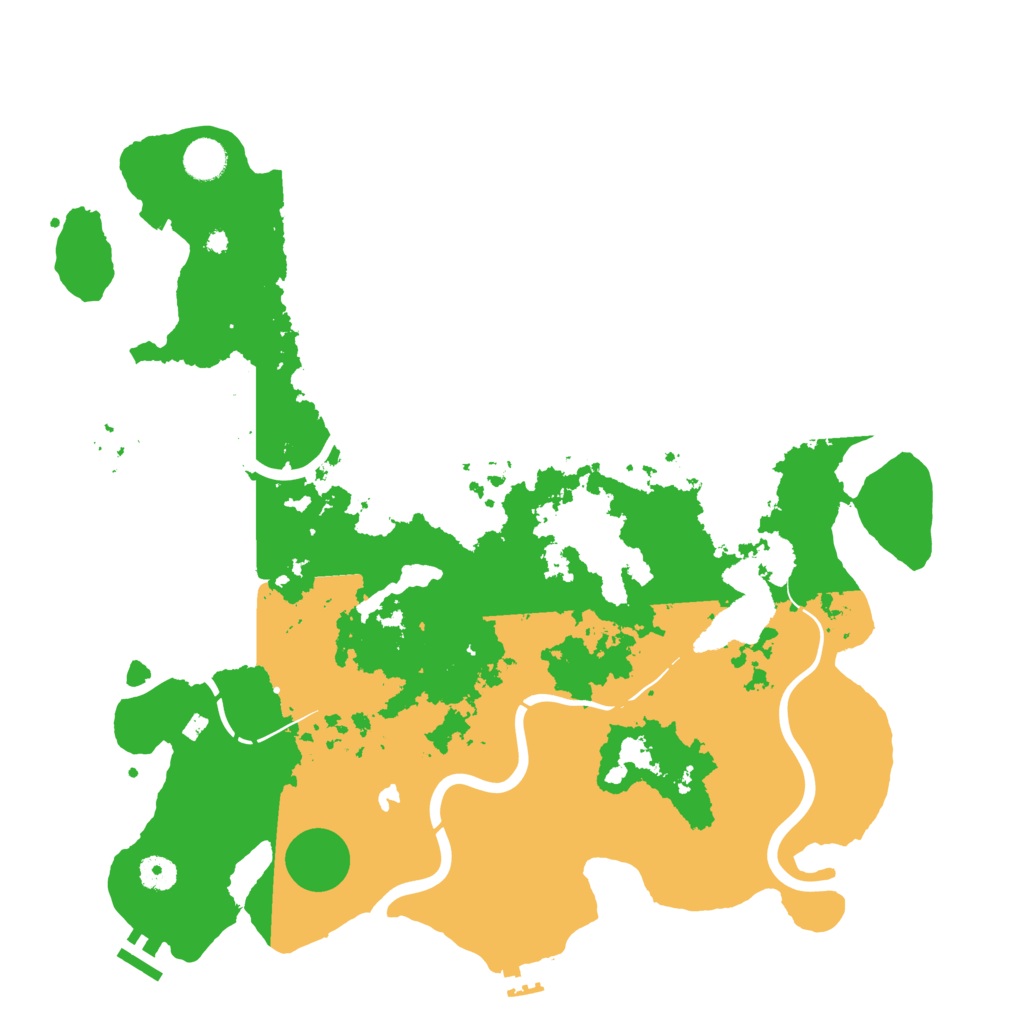 Biome Rust Map: Procedural Map, Size: 4250, Seed: 1326780