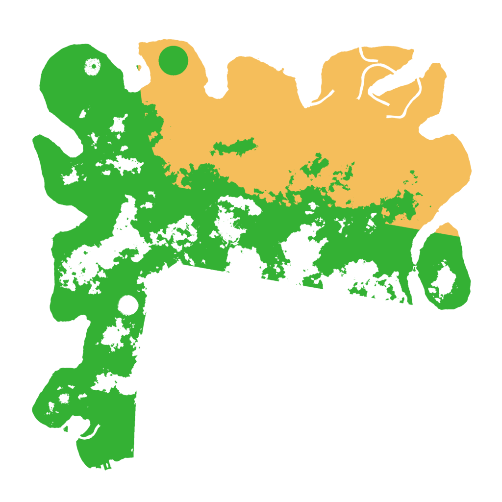 Biome Rust Map: Procedural Map, Size: 4500, Seed: 1171943