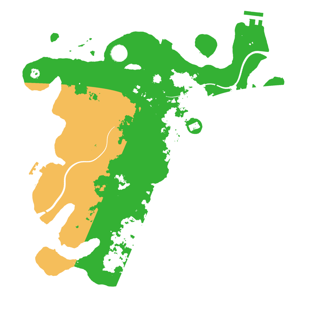 Biome Rust Map: Procedural Map, Size: 3250, Seed: 814067