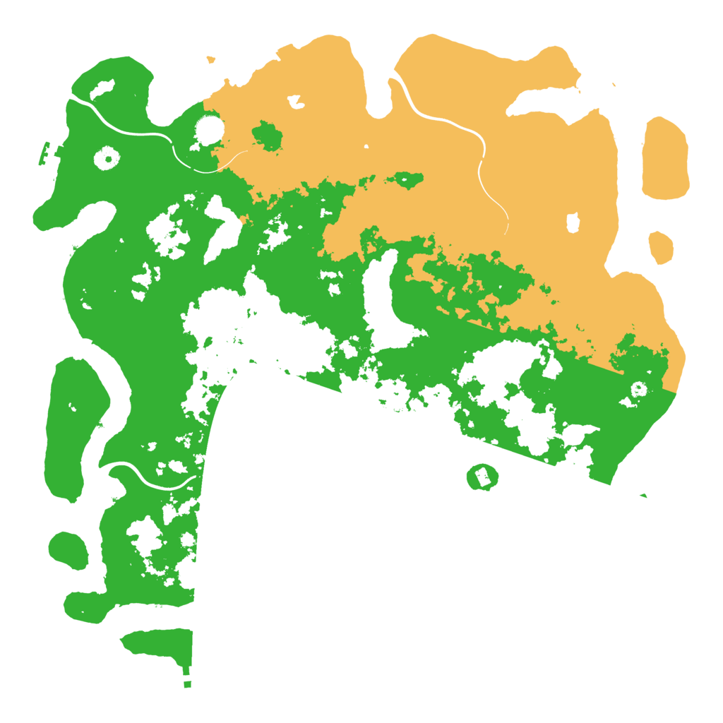 Biome Rust Map: Procedural Map, Size: 4500, Seed: 1531530