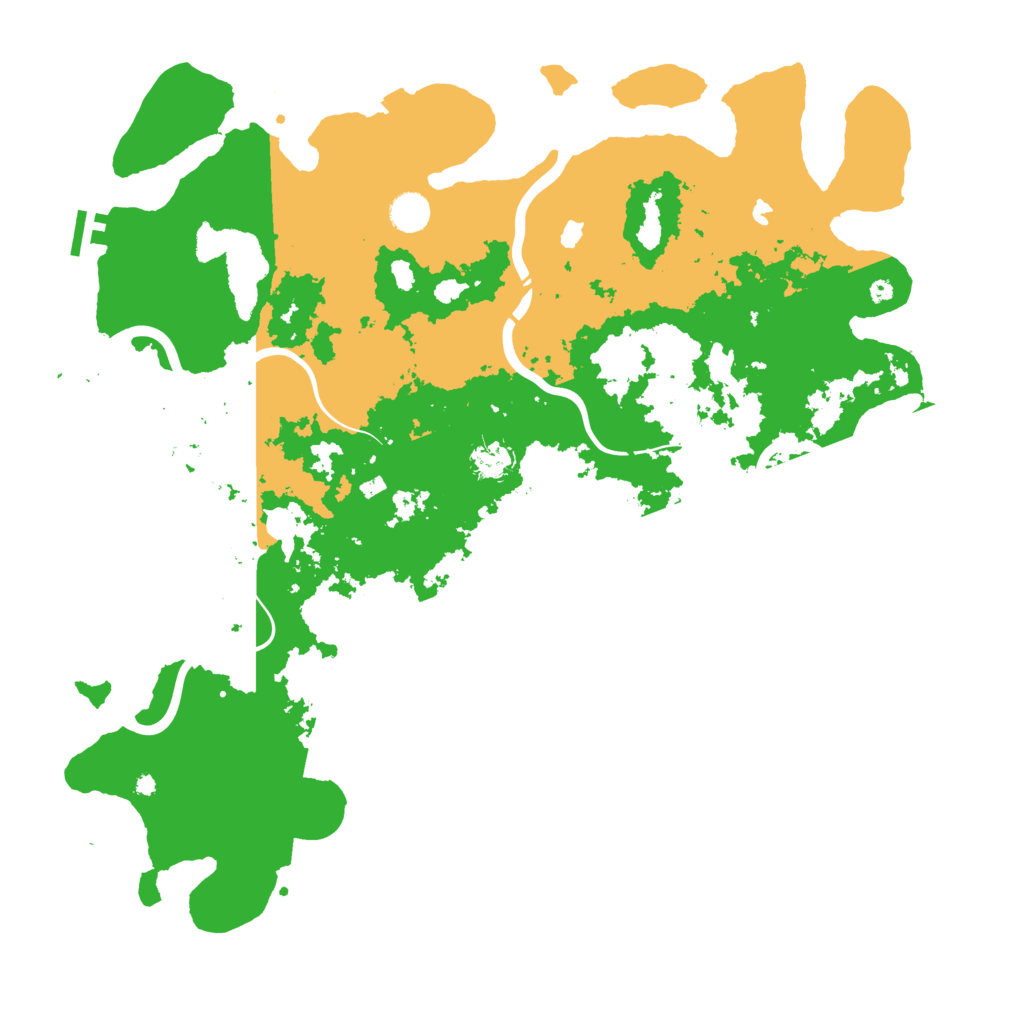 Biome Rust Map: Procedural Map, Size: 4500, Seed: 1792413