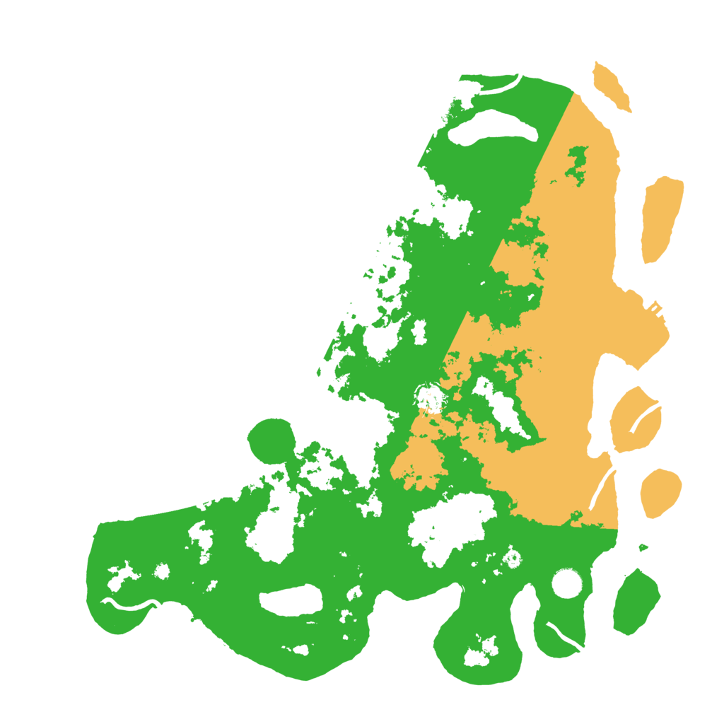 Biome Rust Map: Procedural Map, Size: 4250, Seed: 3021345