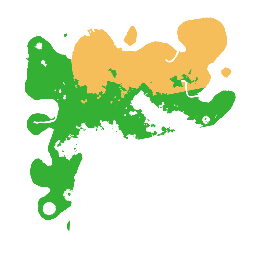 Biome Rust Map: Procedural Map, Size: 3500, Seed: 5543