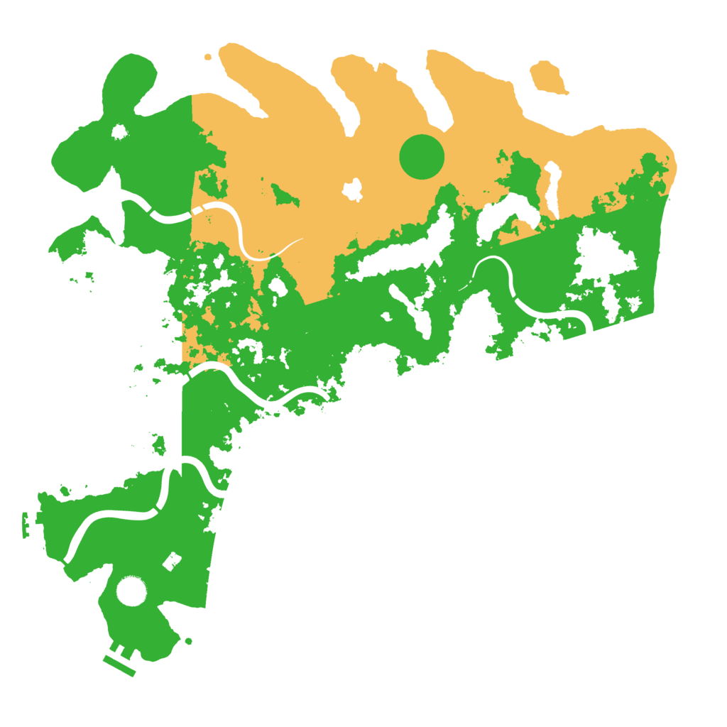 Biome Rust Map: Procedural Map, Size: 4250, Seed: 11728