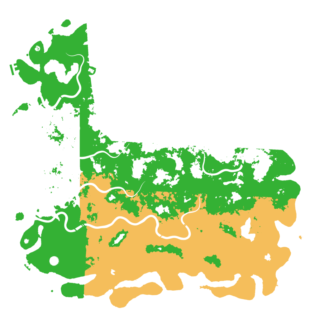 Biome Rust Map: Procedural Map, Size: 6000, Seed: 340005