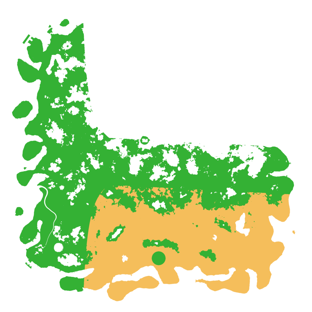 Biome Rust Map: Procedural Map, Size: 6000, Seed: 340005