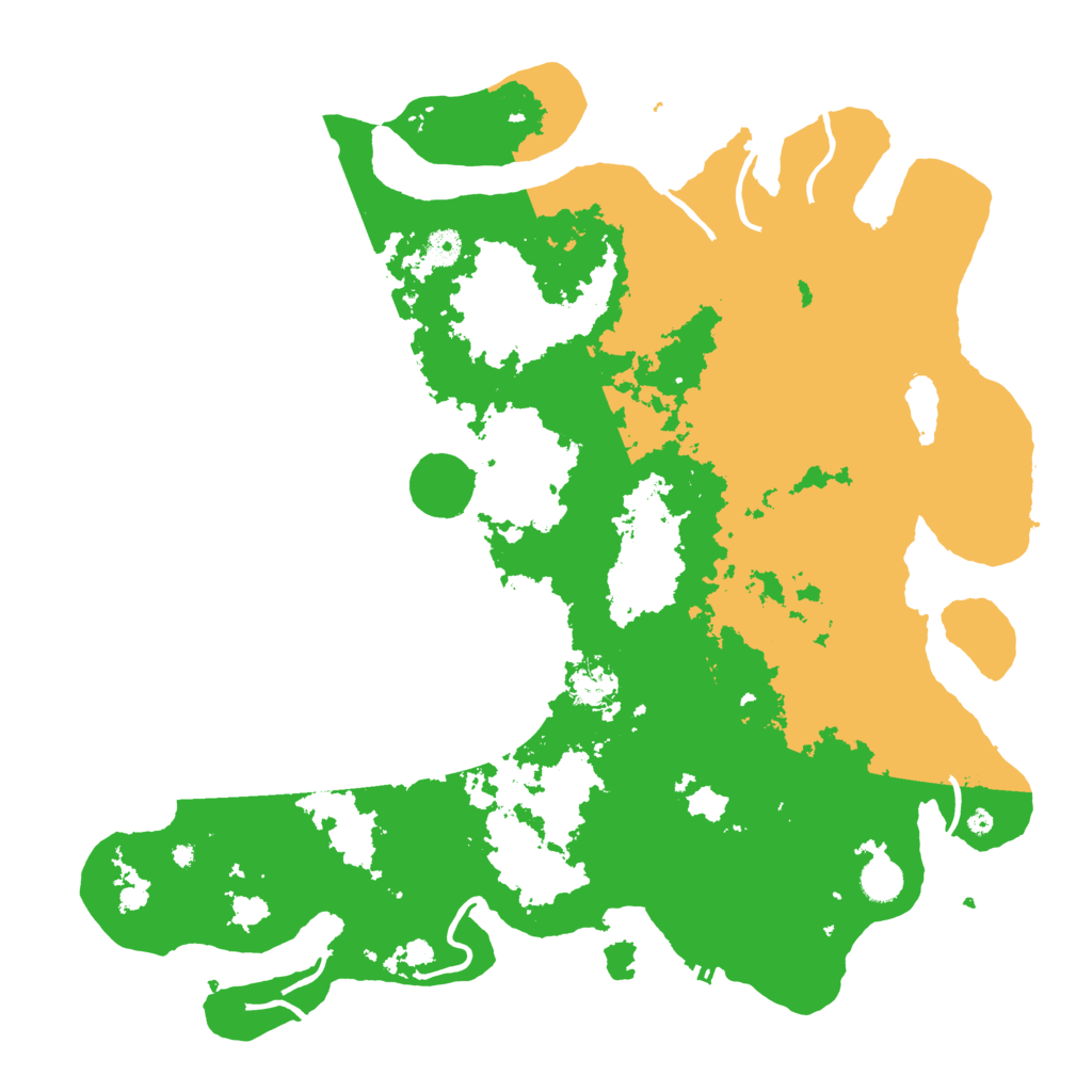 Biome Rust Map: Procedural Map, Size: 4500, Seed: 3019109