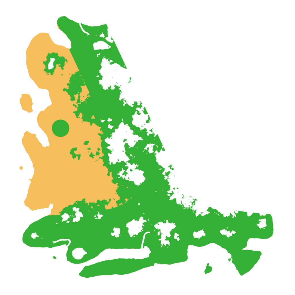 Biome Rust Map: Procedural Map, Size: 4500, Seed: 3250623