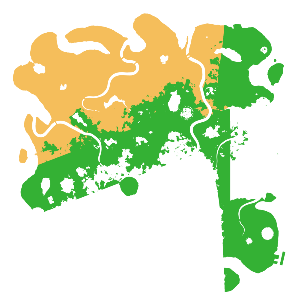 Biome Rust Map: Procedural Map, Size: 4500, Seed: 4371231