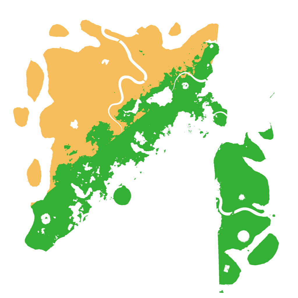 Biome Rust Map: Procedural Map, Size: 4500, Seed: 3186853