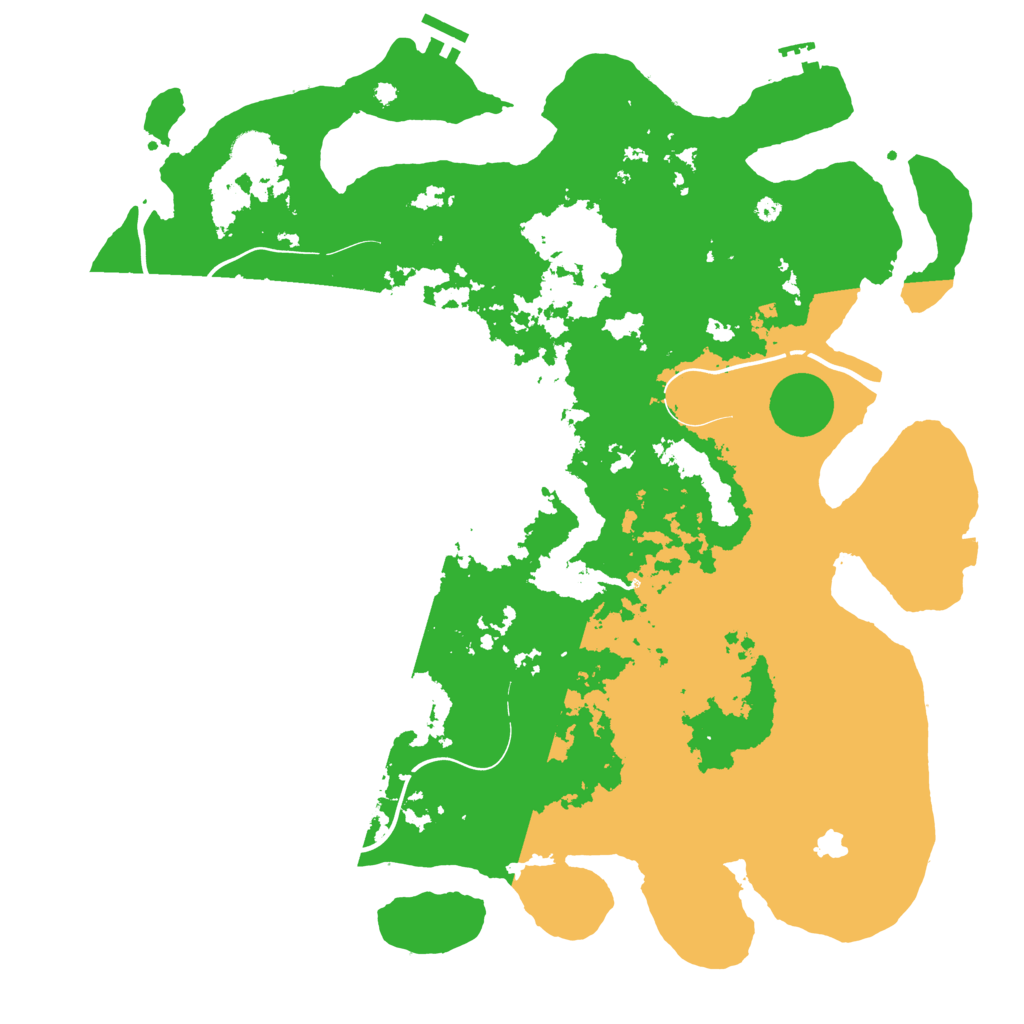 Biome Rust Map: Procedural Map, Size: 4250, Seed: 204935